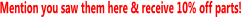 10% discount available