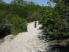 A young rider on Coyote Run Nature Trail