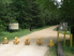 East End Park trailhead and kiosk, complete with trail map