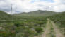 Looking out at the Franklin Mountains