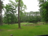 A view of the fishing pond from the main parking area