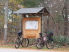 Trail map kiosk next to the trailhead (photo courtesy of Jon Lamb)