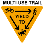 Multi-use trail sign (Multi-Use Trail)